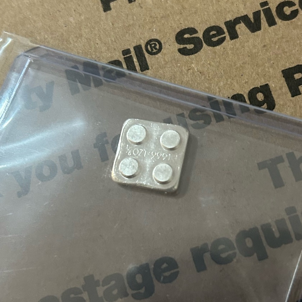 1/8 Troy Ounce MPM .999 Fine Silver Bullion